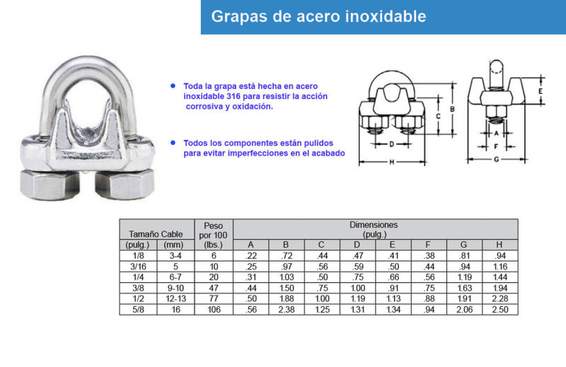 Grapa 3 8 X 1000